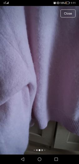 American Vintage pale pink sweater