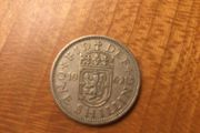 One Shilling Coin Queen Elizabeth 1962