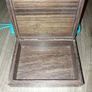Italian Mid Century Modern Jatoba and Silver Plated Cigarete Box My grandda gave me these before be died read add Image 3
