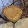 Two Cross Back Dining Chairs Rattan seat Image 6