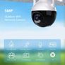 Reletech 5MP Surveillance Camera Outdoor WiFi 2-way Audio IP66 Waterproof Color Night Vision With 360 PTZ, Security Cameras For Home Surveillance Floodlight & Alarm Image 4