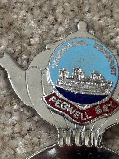 A Pair of Vintage Souvenir Caddy Spoons