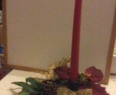 Christmas Candle Arrangement