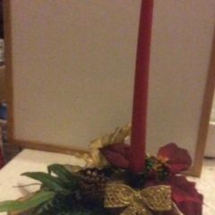 Christmas Candle Arrangement