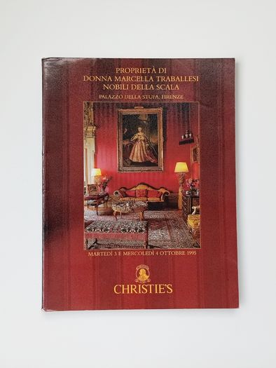 Vintage Christie's Auction Catalog Property Of Donna Marcella Traballesi Nobili Della Scala & Palazzo Della Stufa, Florence  October 1995  Paperback