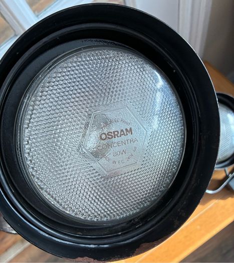 Pair of Vintage industrial Spot Lights