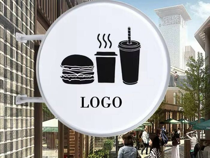 Round Illuminated Sign Easy to Install, Eye-Catching, and Durable for Any Business.
