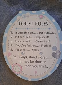Funny Toilet Sign