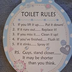 Funny Toilet Sign