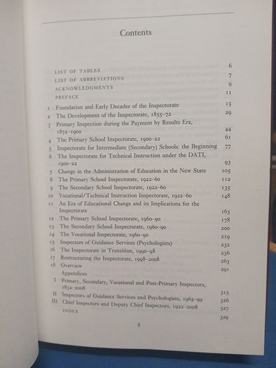 Ireland's School Inspectorate, 1831-2008