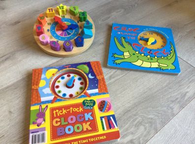 Wooden Toy clock