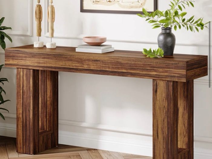 Rustic Brown Console Table  160cm