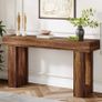 Rustic Brown Console Table  160cm Image 3