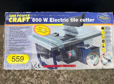 600W electric wet tile cutter - new in box