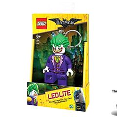 LEGO Super Heroes Joker Minifigure LED Key Light Key Chain Version Two Brand New Sealed Hard To Find