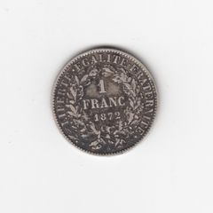 France, 1872, 83.5% Silver Coin (no 359)