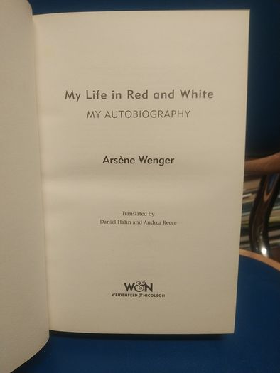 Arsene Wenger autobiography