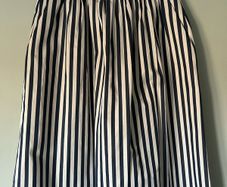 Lovely satin feel striped skirt