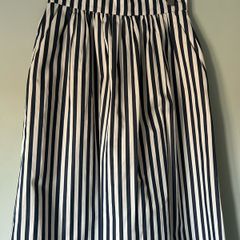 Lovely satin feel striped skirt