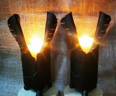Pair of Candle Holders by Padraig O Murchu