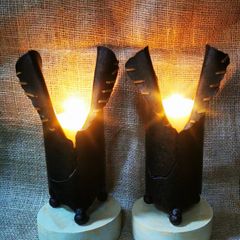 Pair of Candle Holders by Padraig O Murchu