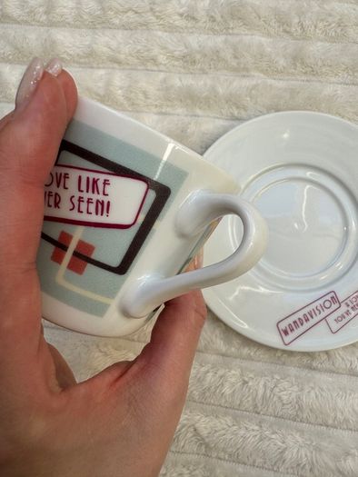 Disney Store WandaVision Teacup and Saucer Set new Damaged Box Please see photos