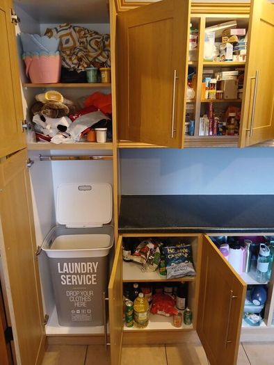 12 Kitchen / Utility room cabinets and Counter top
