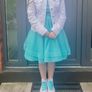 confirmation / occasion dress /. Outfit jacket shoes accessories Image 3