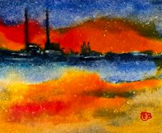poolbeg watercolour