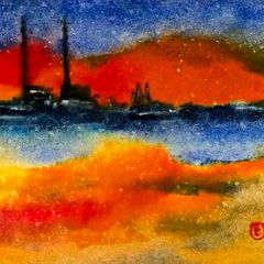 poolbeg watercolour