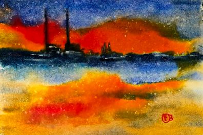 poolbeg watercolour