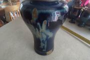NAVY BLUE Shouldered Vase  Louis Mulcahy Pottery