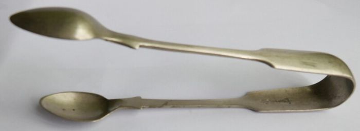 Antique Silver Plated Sugar Tongs