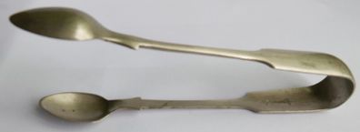 Antique Silver Plated Sugar Tongs