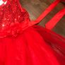 Red sequins and tulle dress Image 3