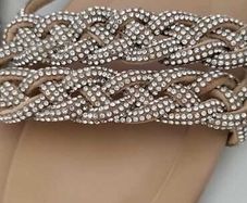Jewelled sliders Sz 7UK