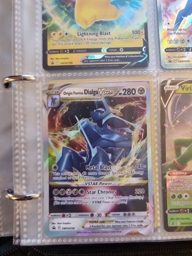 Origin Forme Dialga VStar Sword and Shield Black Star Promo swsh256