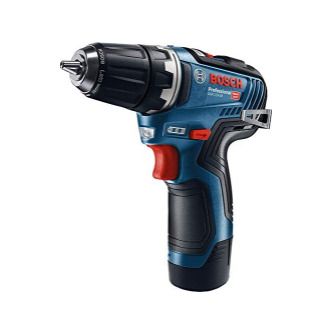 Bosch Professional 12V System GSR 12V-35 cordless screwdriver (2 x 3.0 Ah rechargeable batteries, 12 V, max. torque hard/soft: 35/20 Nm, in L-BOXX)