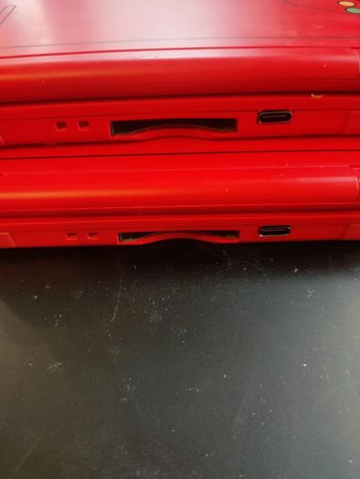 Custom Refurbished DS Lite Console - Red "Digital Dex" Edition with USB-C Charging Upgrade