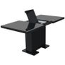 Extendable Dining Table High Gloss Black Image 4