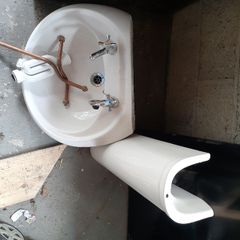 Sink and pedestal