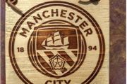 Manchester City Football Club Premiership Laser Engraved Gift Idea
