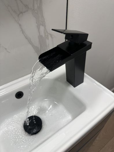 Black Waterfall Tap