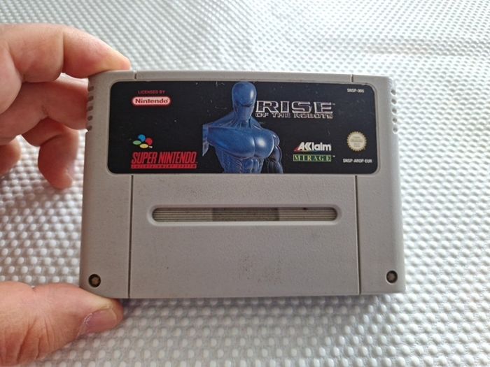 Rise of the Robots Snes Super Nintendo Arcade Retro Games Original