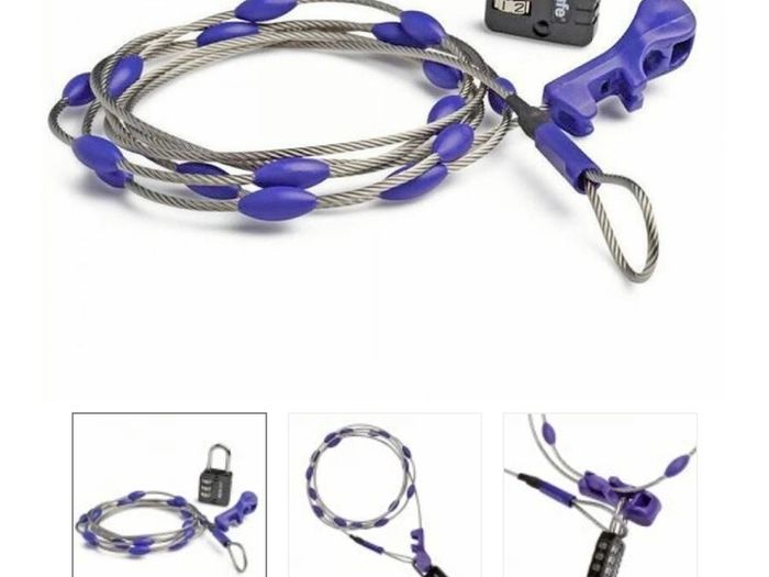 PacSafe - Adjustable Cable Lock for backpackers and many others