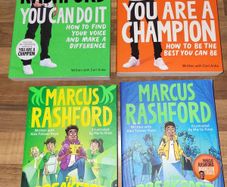 4 x Marcus Rashford Books 7E for all 4