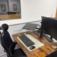Office Clearance: 4 Standing Desk Setups + Bar Table & Stools