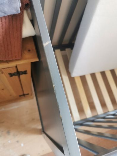 baby cot and mattress