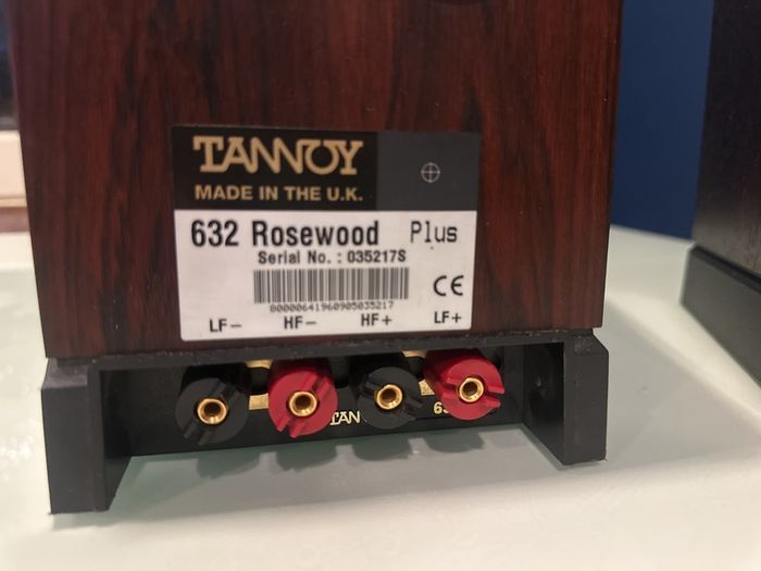 Tannoy 632 Rosewood plus speakers.