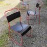 1940s stacking Cox's bakalight seats, steel tube frames Image 5
